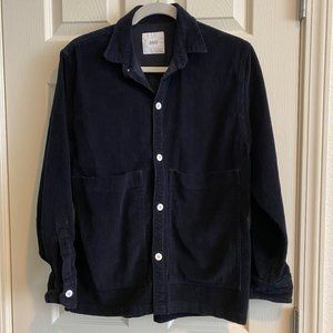 Ijji Co Navy Corduroy Work Jacket, S
